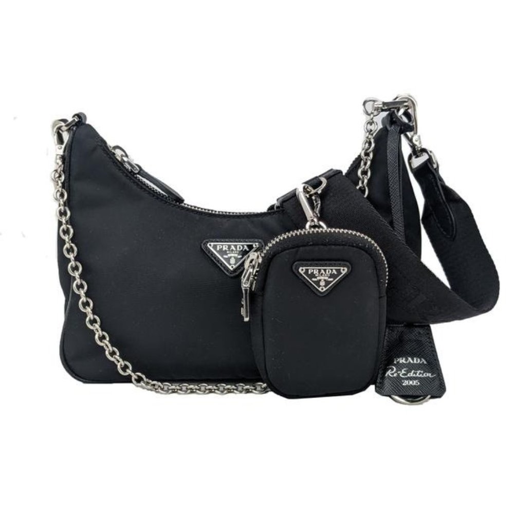 SOLD Prada Re-Edition Nylon Multi-Pochette Bag - Picture 1 of 9